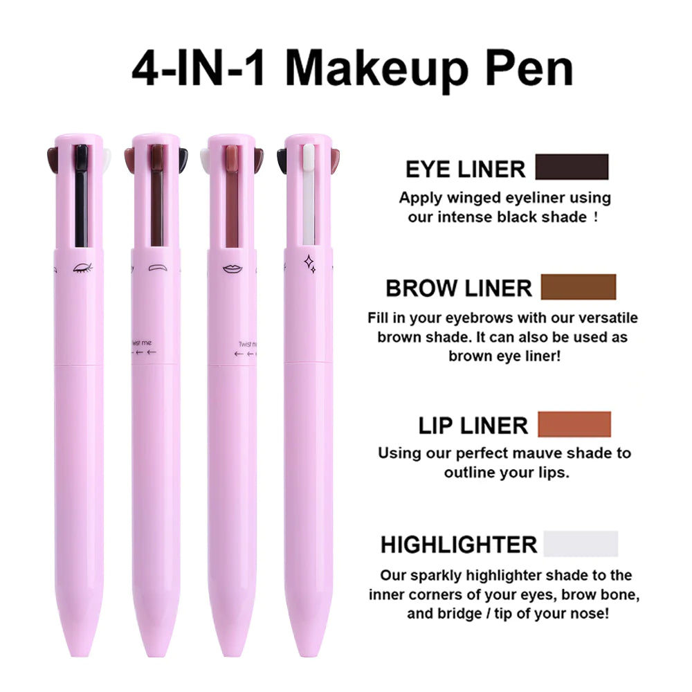 Ziba's™ 4 in 1 Makeup Pen